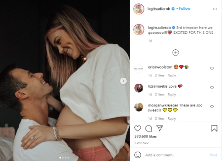 Sadie Robertson Instagram post.